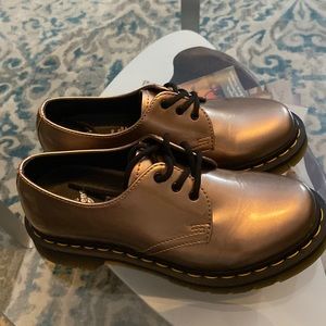 Dr. Martens Rose Gold Shoes